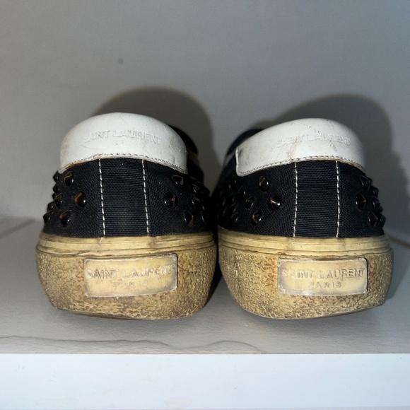 Saint Laurent by Hedi Slimane Sneakers RARE Studded Skate Size 10.5/43.5 80% OFF - Picture 6 of 12